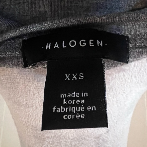 NWT Halogen Long Sleeve T-Shirt, Heather Gray, Size XXS - Picture 5 of 6